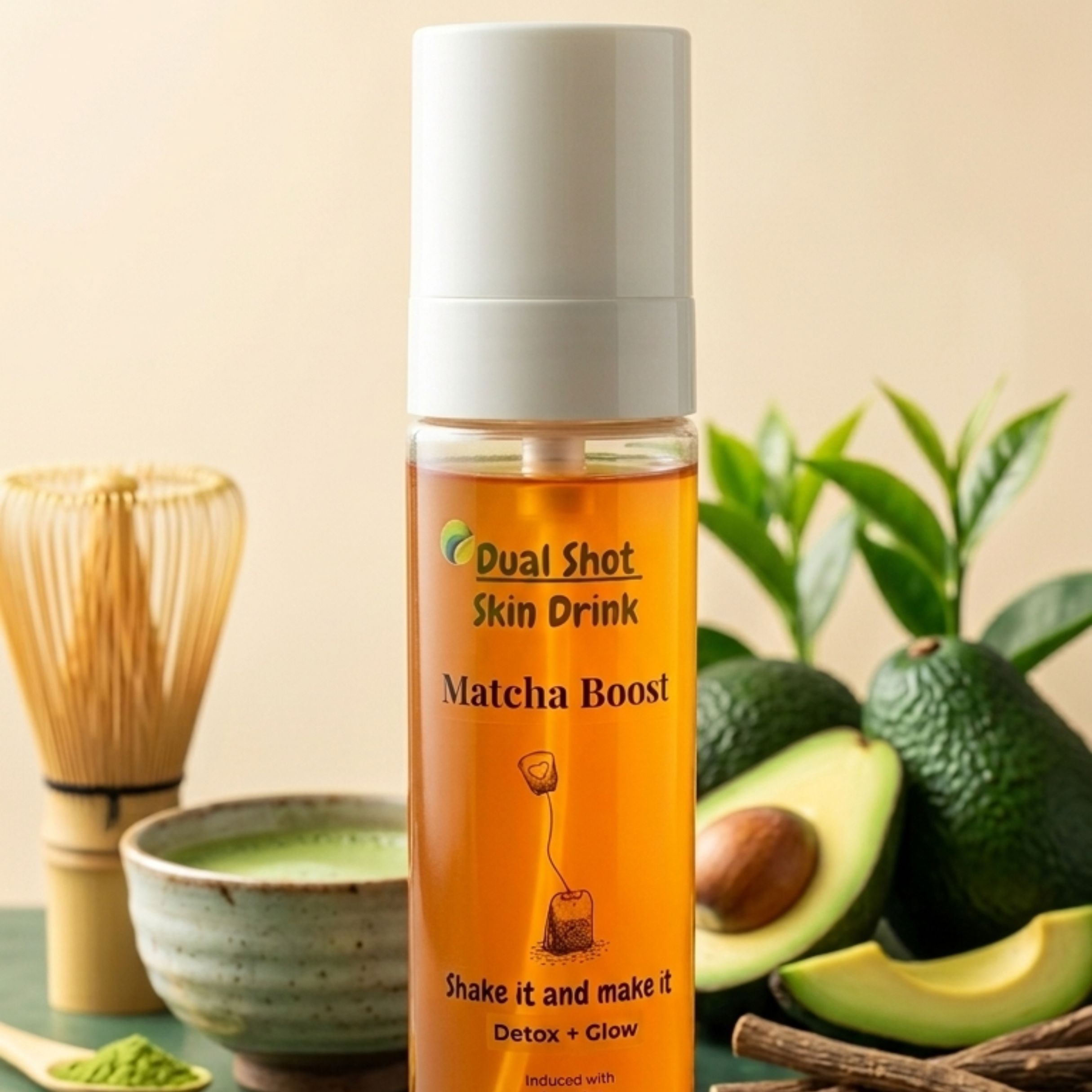 Dual Phase Skin Drink Matcha Boost - Image 1