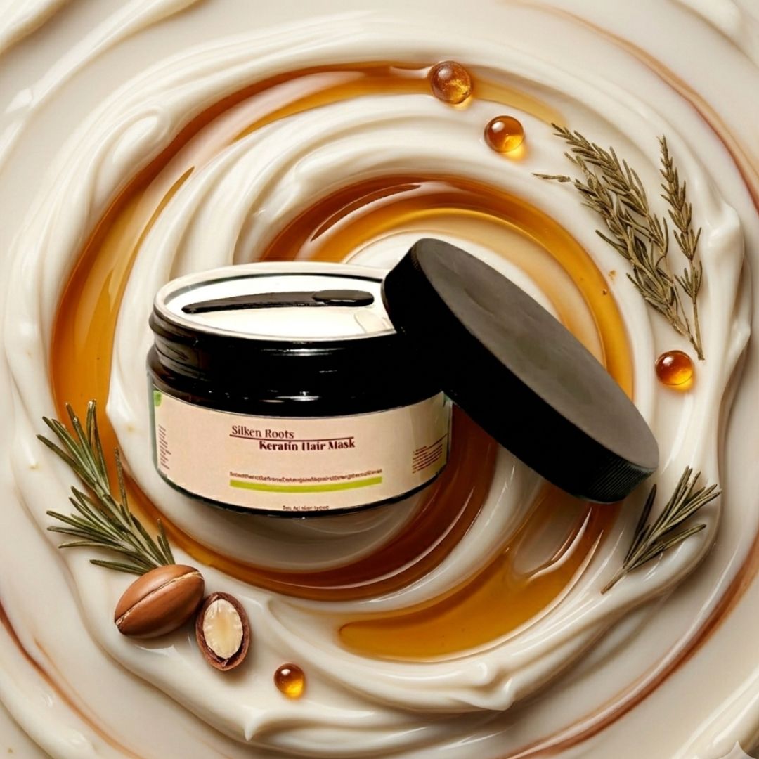 Silken Roots Keratin Hair Mask - Image 1